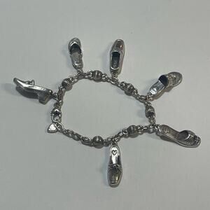 BRIGHTON vintage‎ shoe sandal charm bracelet